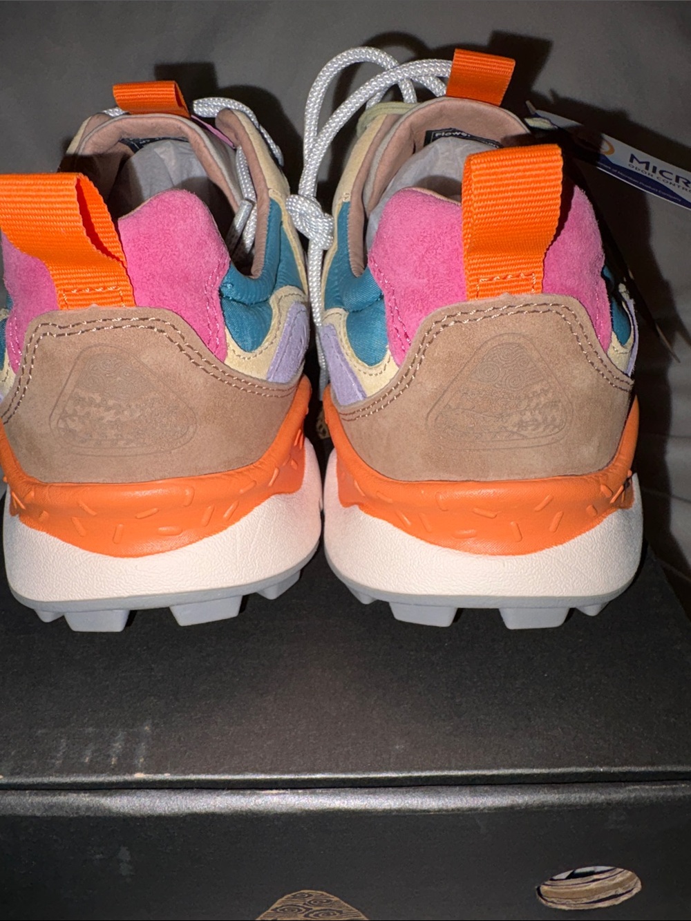 NWT Flower Mountain YAMANO 3 WOMAN Suede and technical fabric sneakers - Picture 10 of 14